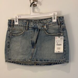Zara Blue Denim Mini Skirt